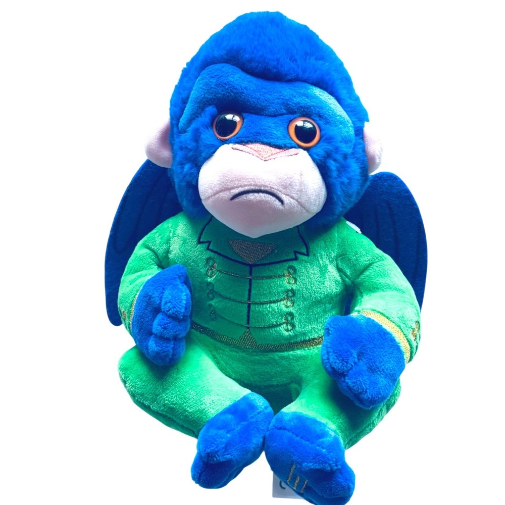 Wicked Flying Monkey Plush Universal Studios 8" Blue Green Wizard of Oz